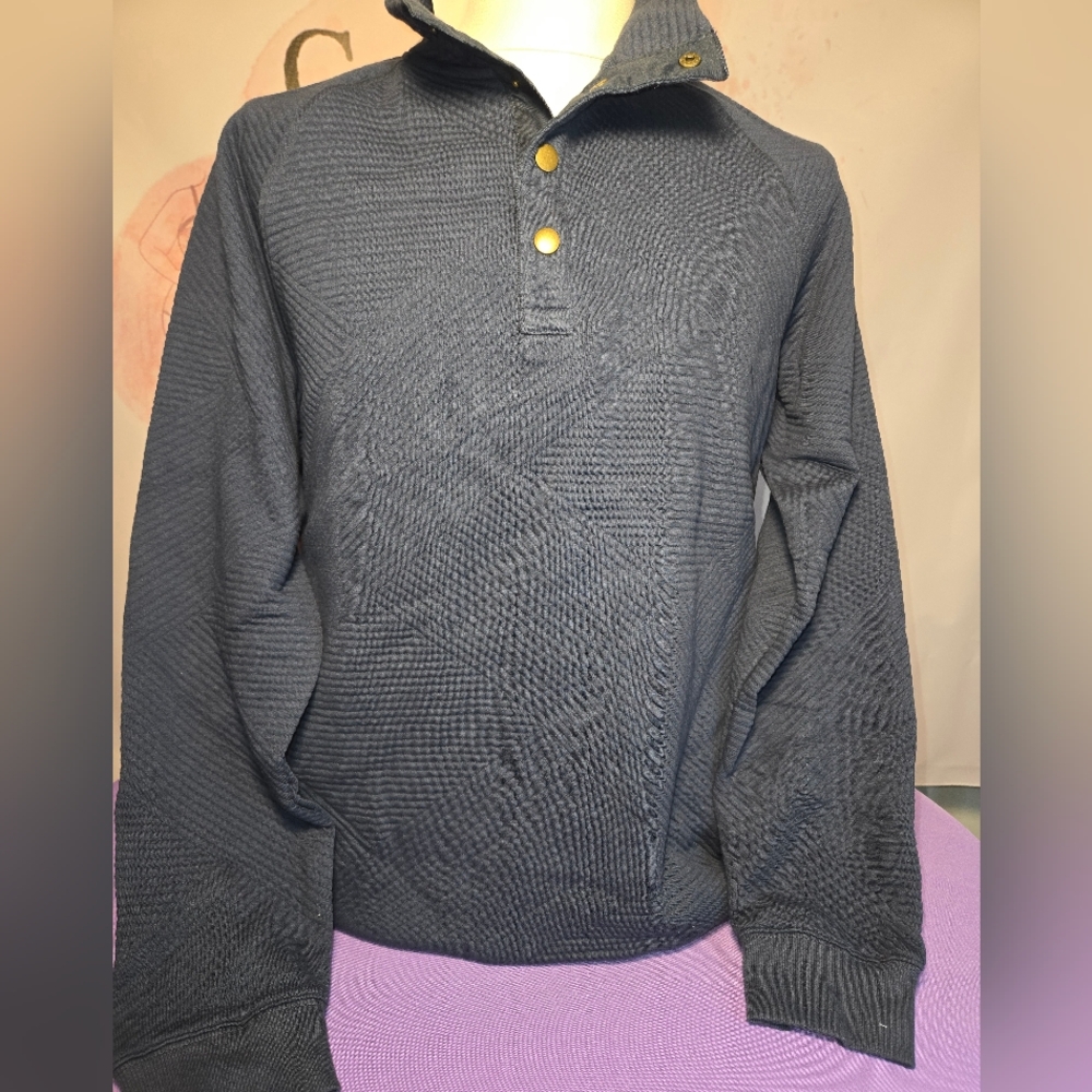 Goodfellow & Co Men's Dark Gray Textured Button Down Shirt